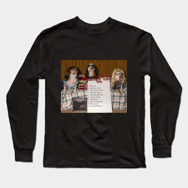 Top Ten List of Bands Long Sleeve T-Shirt by TeamPitCrewDogs